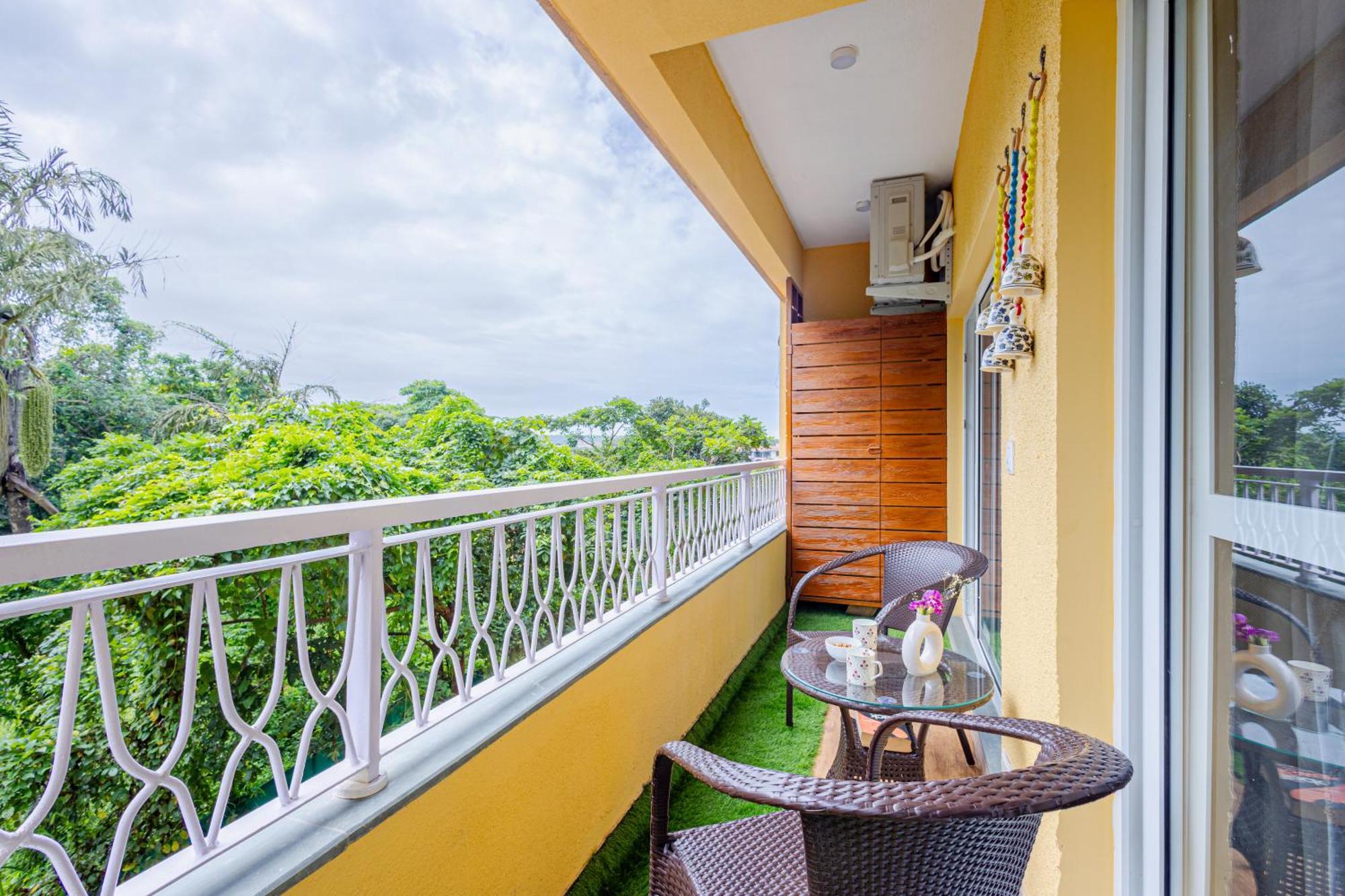 Alaya Stays 1 Bhk With Balcony & Pool - Veera Marina Candolim Extérieur photo