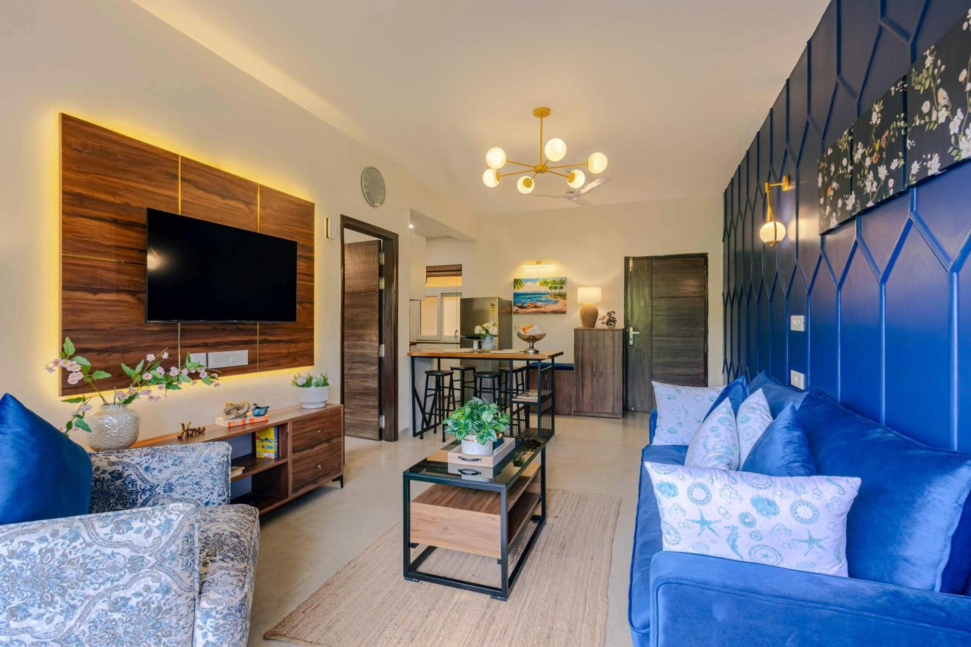 Alaya Stays 1 Bhk With Balcony & Pool - Veera Marina Candolim Extérieur photo