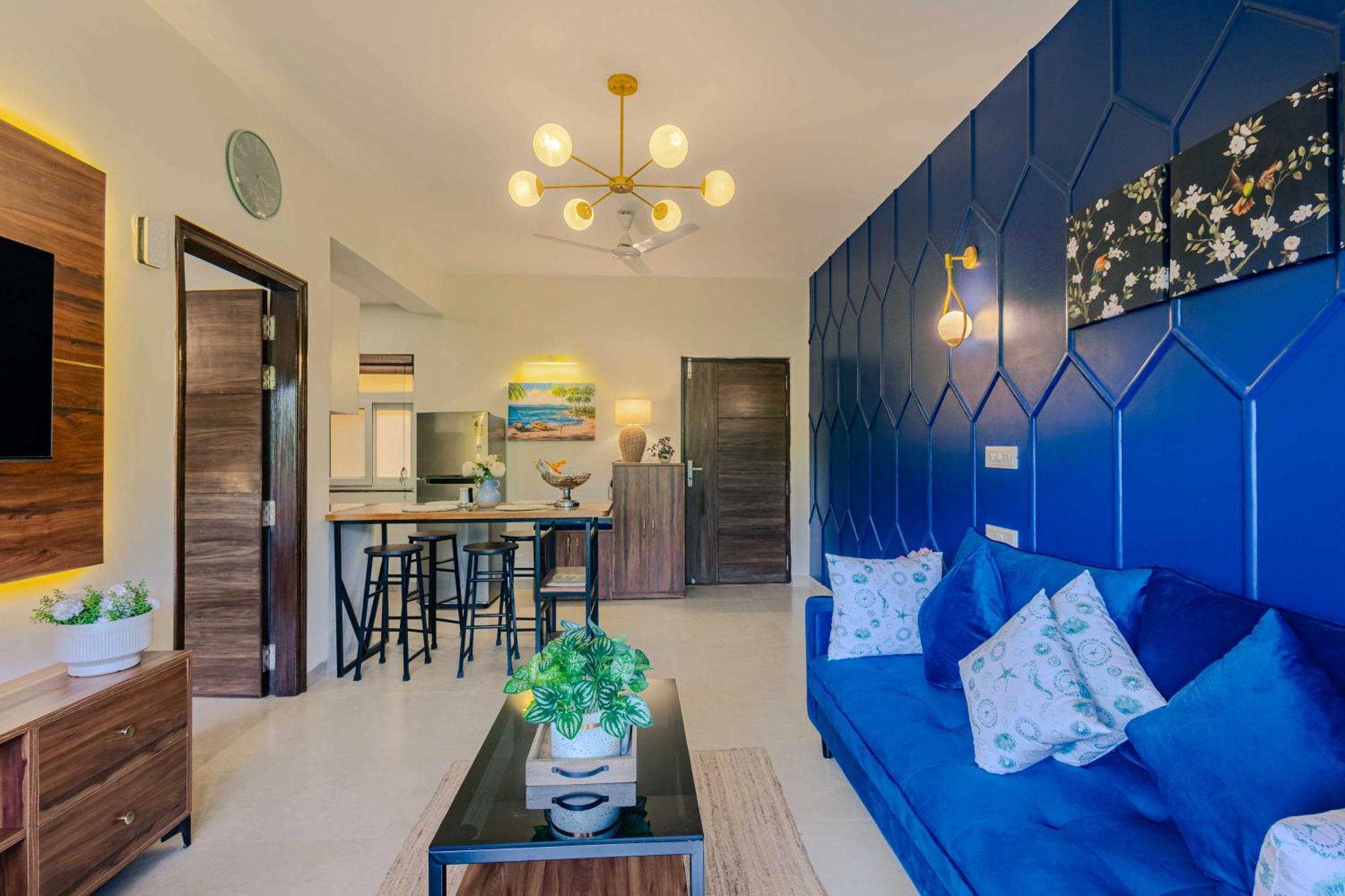 Alaya Stays 1 Bhk With Balcony & Pool - Veera Marina Candolim Extérieur photo
