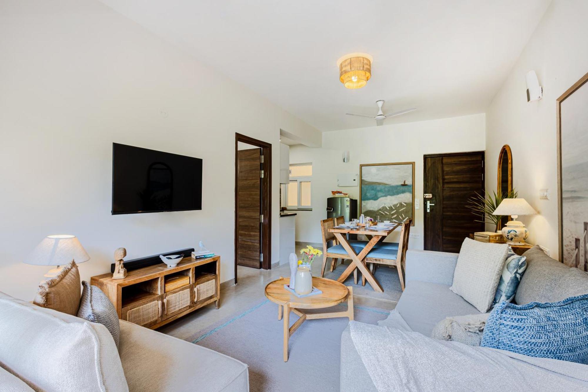 Alaya Stays 1 Bhk With Balcony & Pool - Veera Marina Candolim Extérieur photo